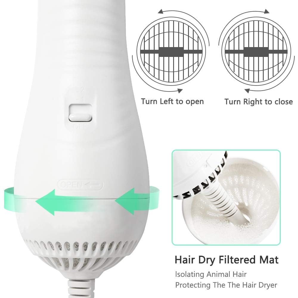 Brushy Air: 2 In 1 Dog Dryer(Send universal conversion head)