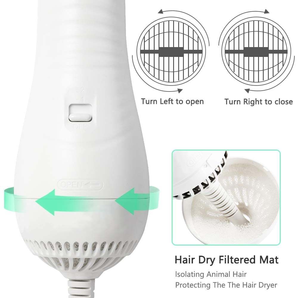 Brushy Air: 2 In 1 Dog Dryer(Send universal conversion head)