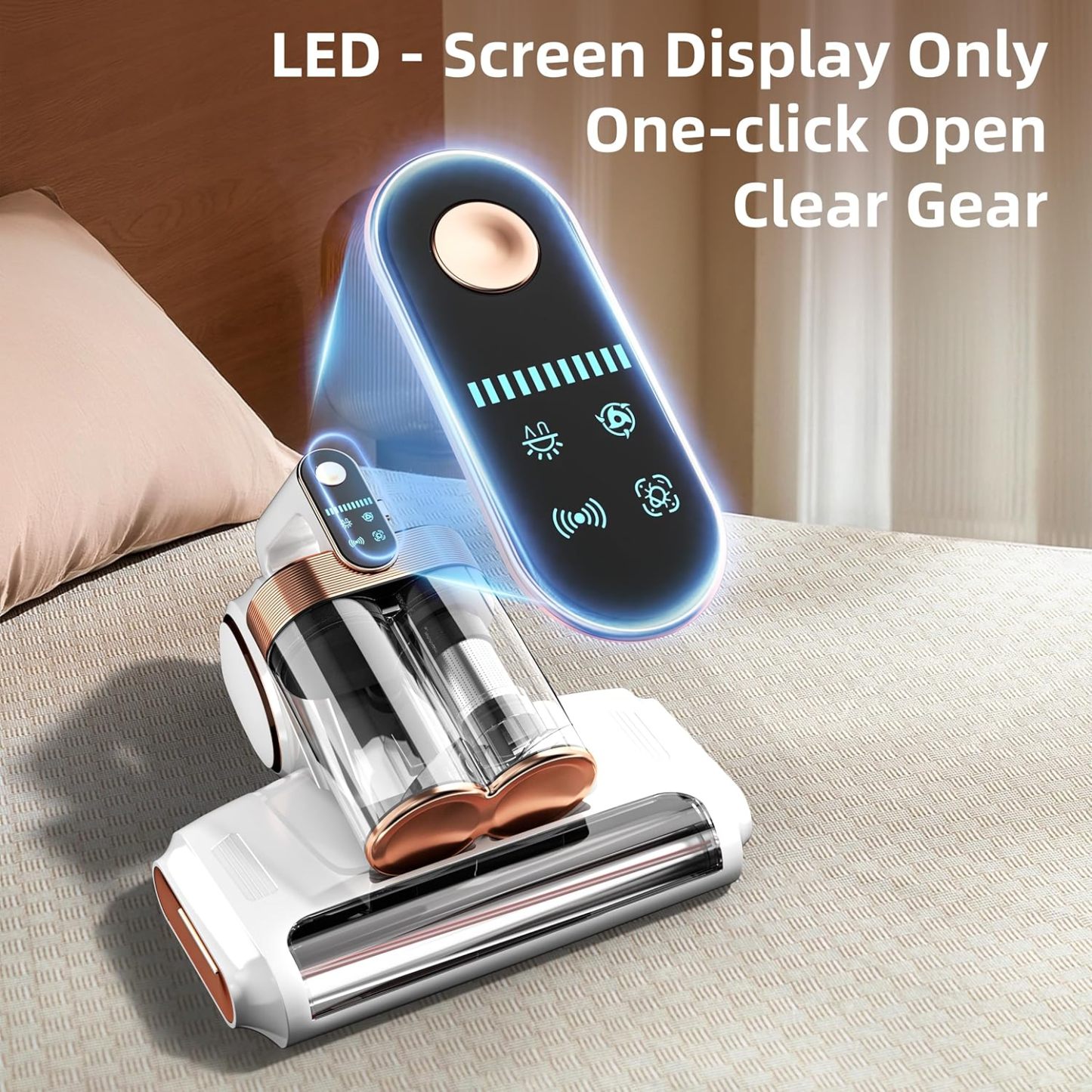 Mattress Vacuum Cleaner UV Sanitizing | Bed Vacuum Cleaner for Dust Mites