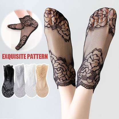💋 Ladies Fashion Lace Socks
