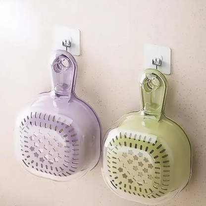 🔥Kitchen Dual-Layer Draining Basket with Handle