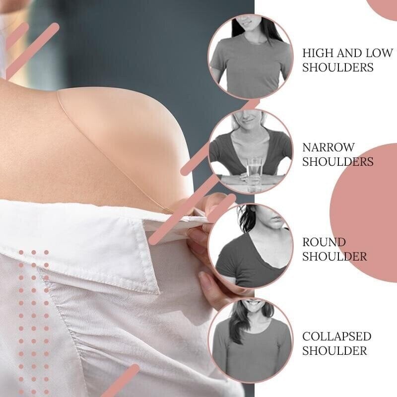 🔥🔥(BUY 3 FREE SHIPPING) Naturally Silicone -Transparent Anti-slip Shoulder Pads+Free 🎁 BIRD'S NEST HAIRPIN