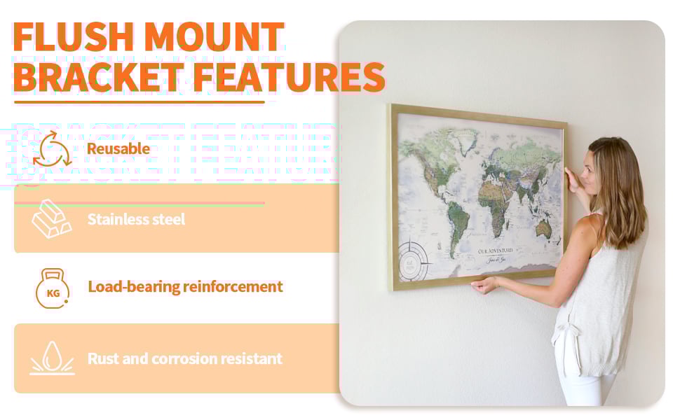 Stainless Steel Flush Mount Bracket