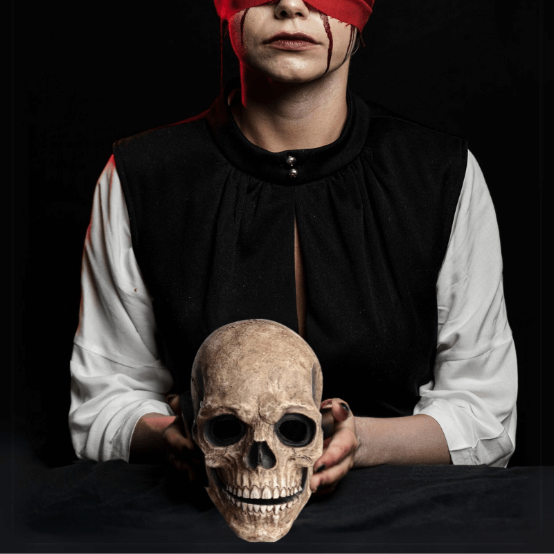 (🔥Early Halloween Promotions)Full Head Skull mask/helmet with Movable Jaw