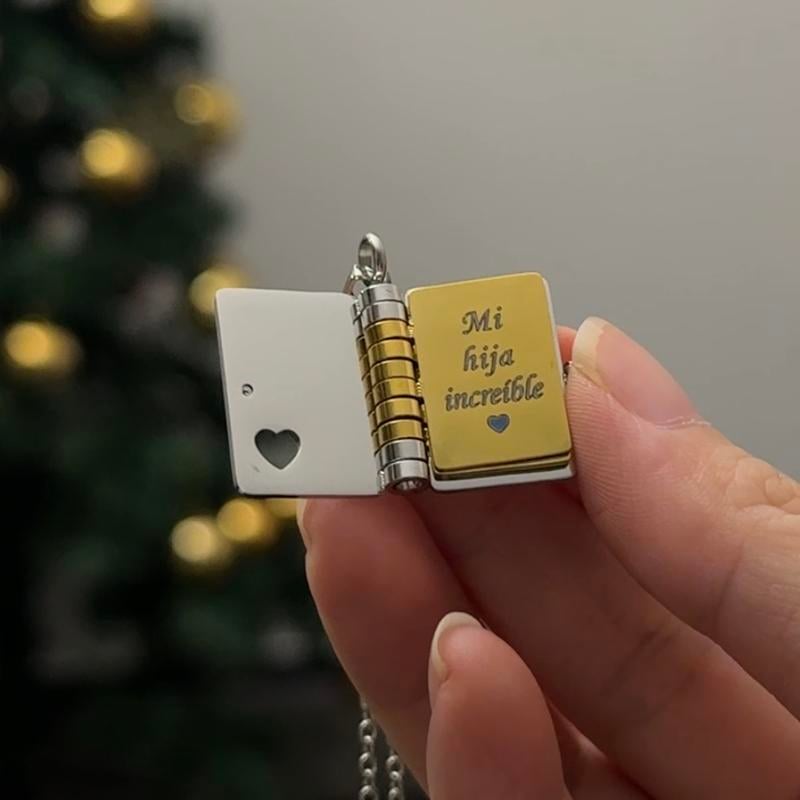 🎁 Blessing Book Necklace for Children - An Eternal Gift from the Heart