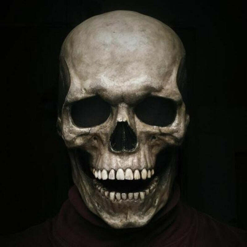 (🔥Early Halloween Promotions)Full Head Skull mask/helmet with Movable Jaw