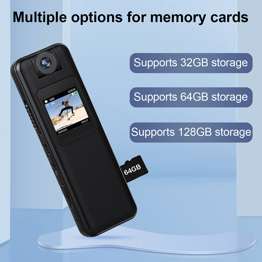 MC85 High-definition 1080P Mini Camera Night Vision Portable Digital Camera Outdoor Sports Camera Riding Camcorder