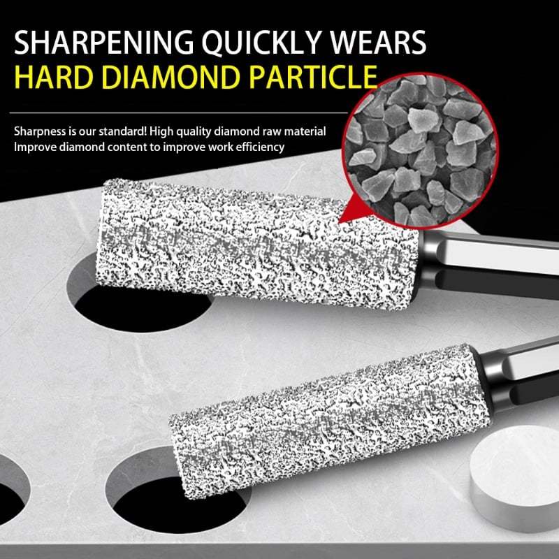 🔥2-in-1 Hexagonal Shank Brazing Dry Drilling Specialized Hole Opener