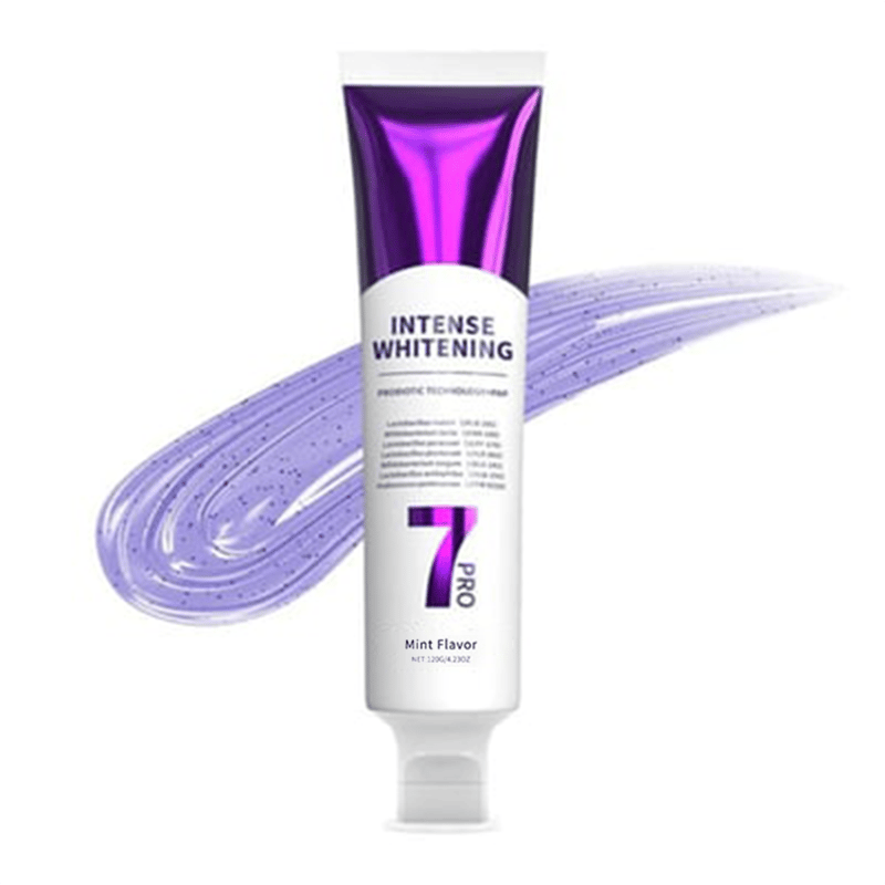 🦷 New 7-Pro Intensive Toothpaste | Upgraded Purple Formula with 7 Probiotics 💜