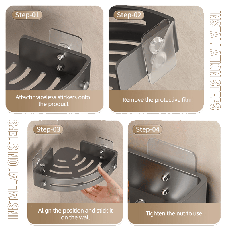 Bathroom Triangle Shelf