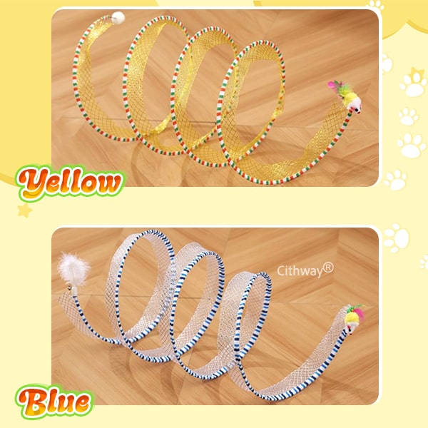 😻✨ Self-play Cat Hunting Spiral Tunnel Toy