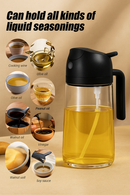 🔥Hot Selling 🔥 2-in-1 Oil Spray & Dispenser (2-Pack)