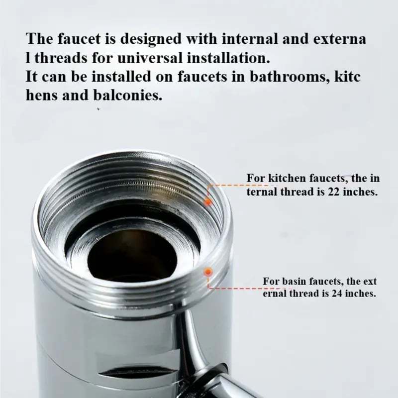 🔥This Week's Special Offer - 💧1440° Rotatable Faucet Aerator Extension🔥