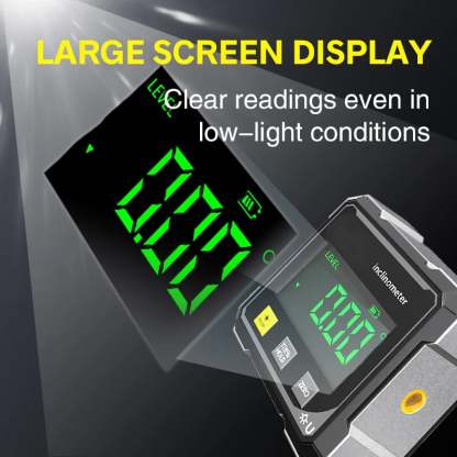 Only $19.98 Last Day Promotion!🎁🔧4-Side Magnetic Digital Angle Gauge with Laser