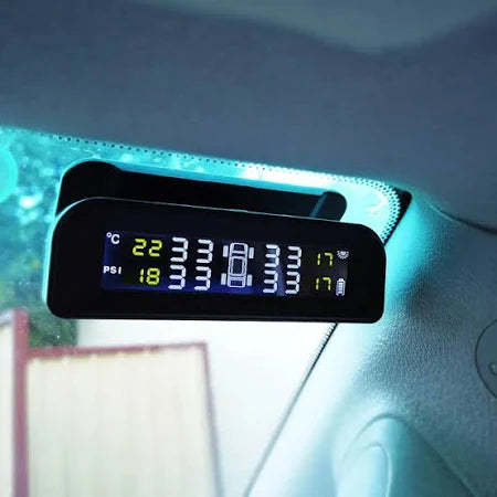 Solar Powered Tyre Pressure Monitoring System - Car + 4WD TPMS