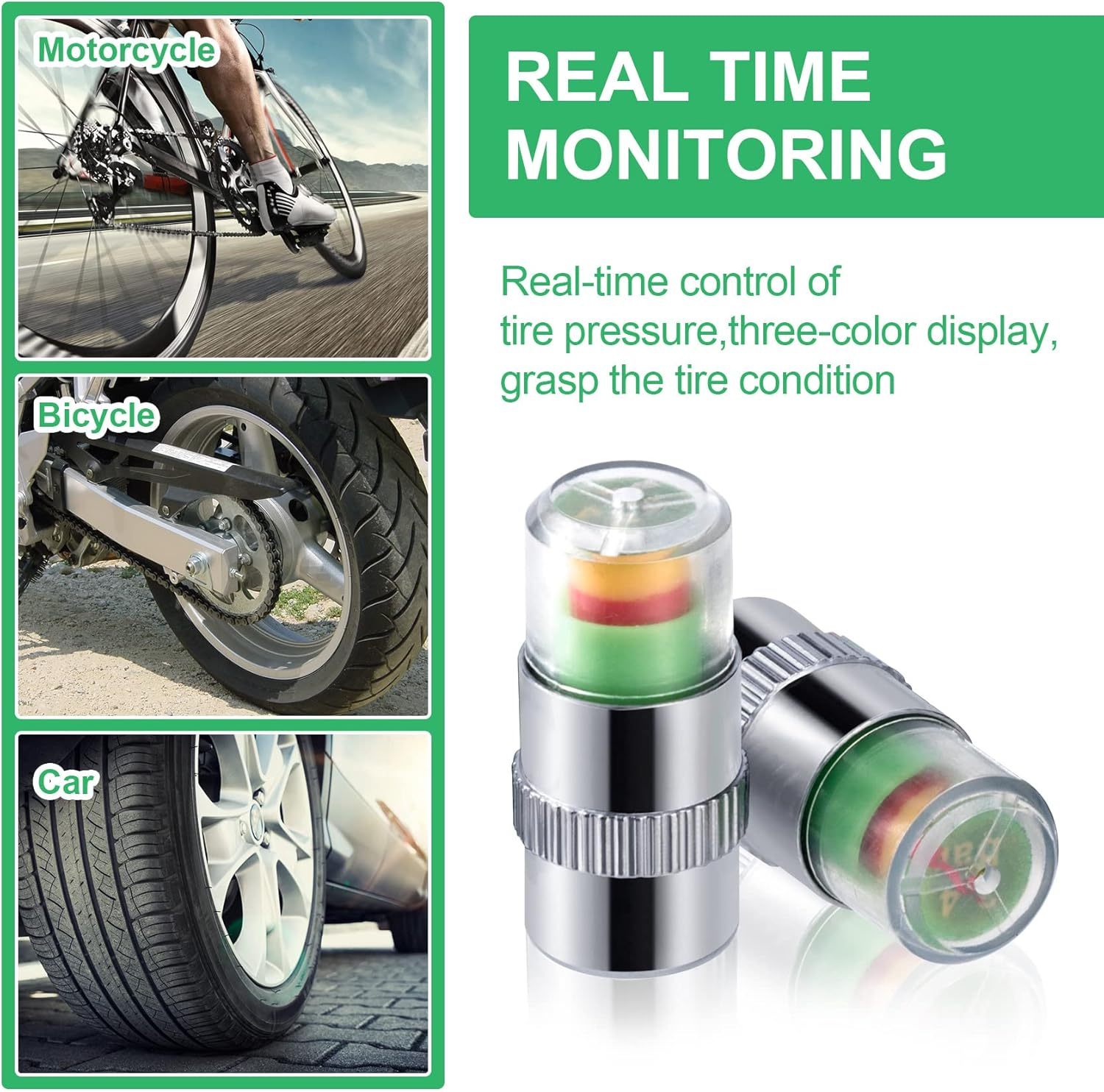 Exclusive Offer💥4PCS Automotive Pressure Monitor Valve Caps