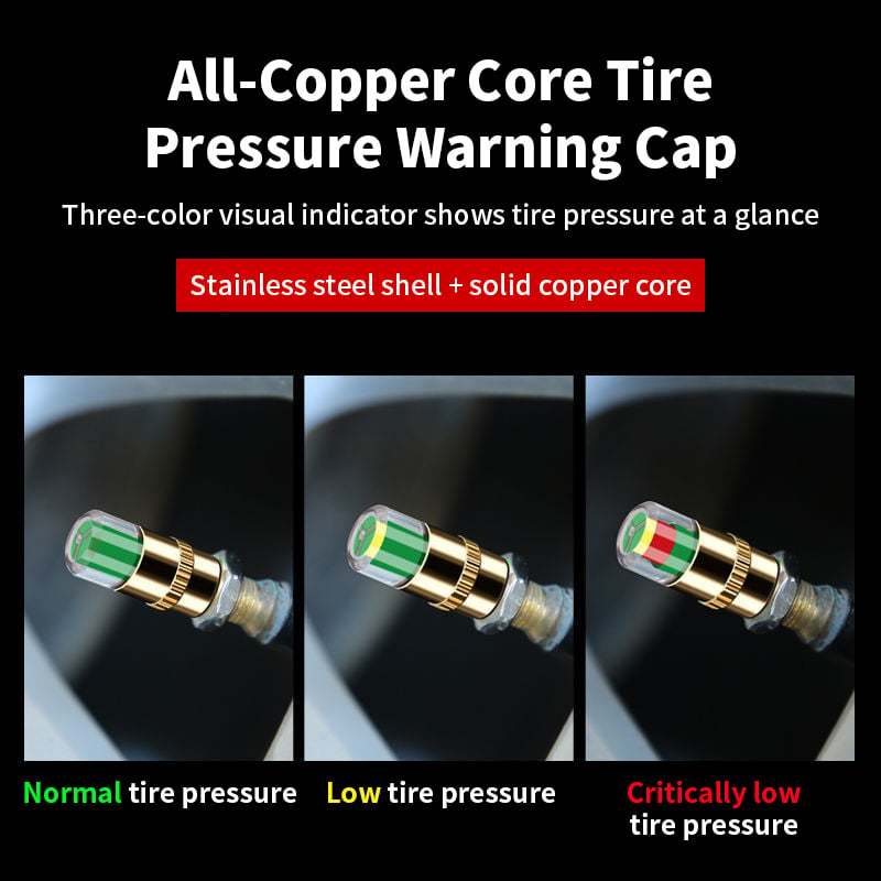 Exclusive Offer💥4PCS Automotive Pressure Monitor Valve Caps