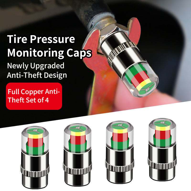 Exclusive Offer💥4PCS Automotive Pressure Monitor Valve Caps