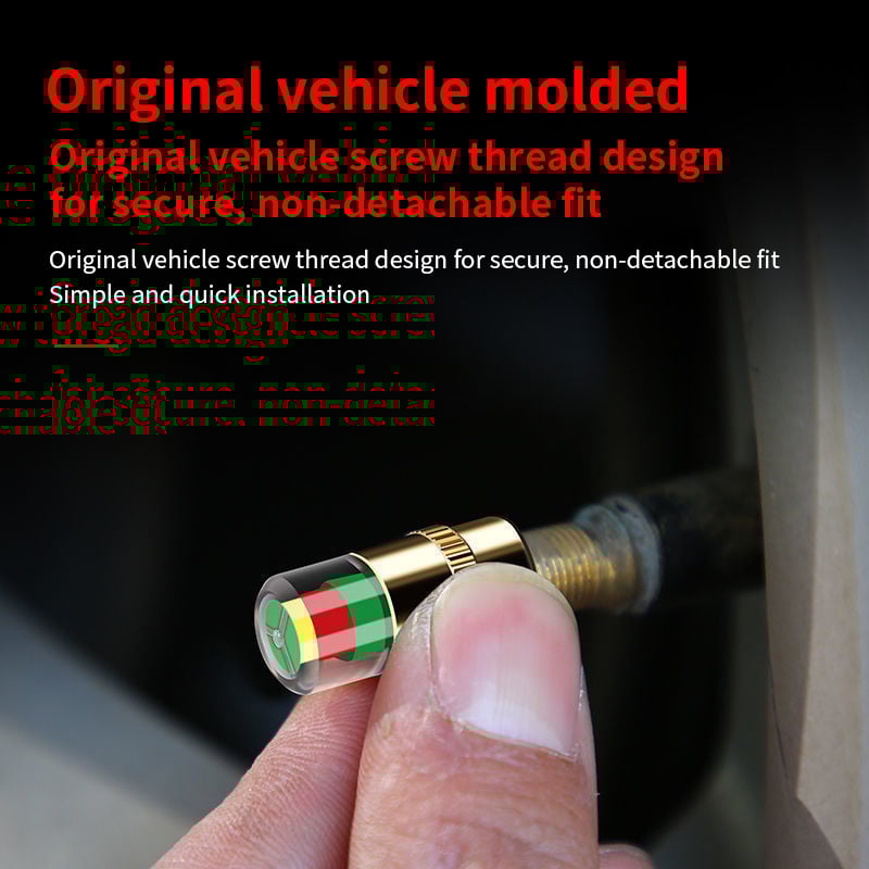Exclusive Offer💥4PCS Automotive Pressure Monitor Valve Caps