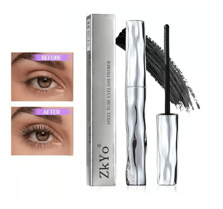 Eyelash Primer,Tubular Eyelash Primer,WaterproofLong Curling Mascara,Natural And Non-Smudged