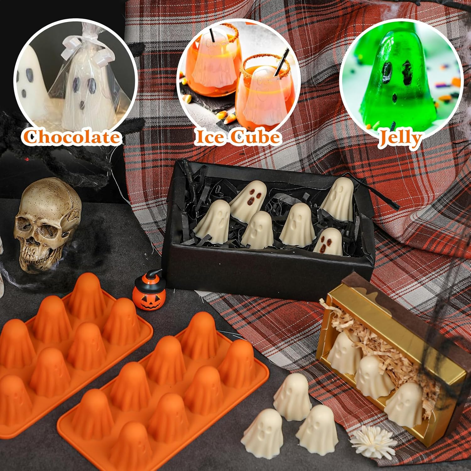 Ghost Chocolate Candy Molds