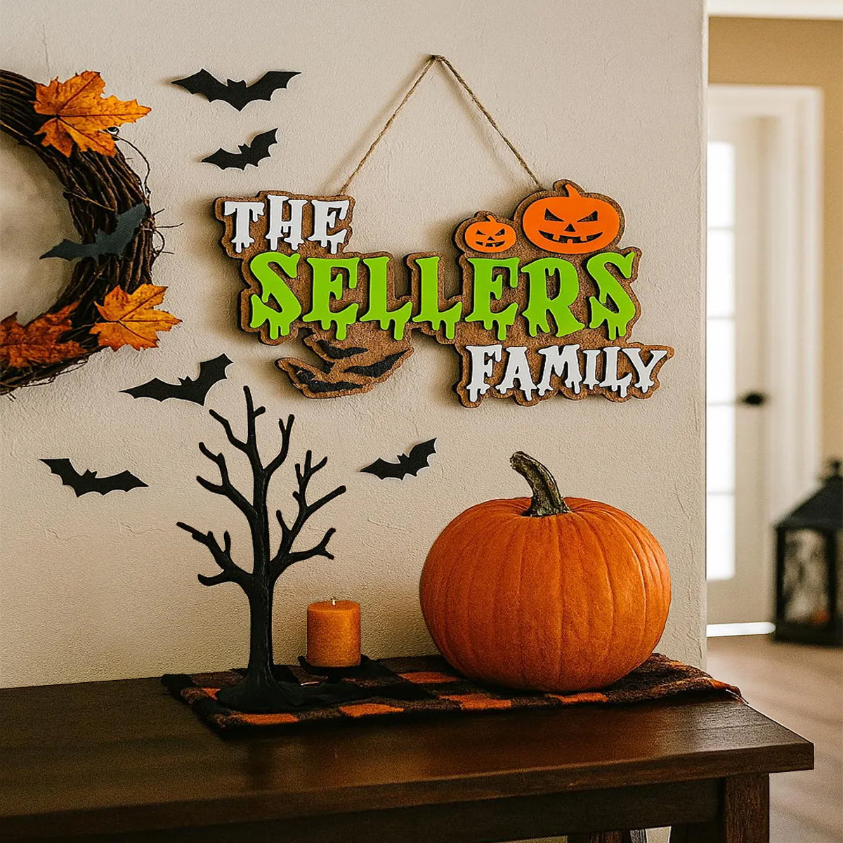 Halloween Wooden Plaque - Not Painted