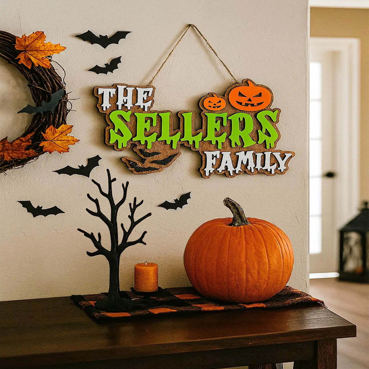 Halloween Wooden Plaque - Not Painted