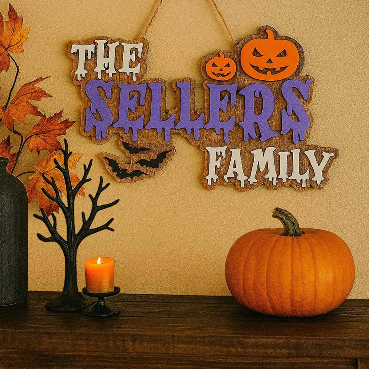 Halloween Wooden Plaque - Not Painted
