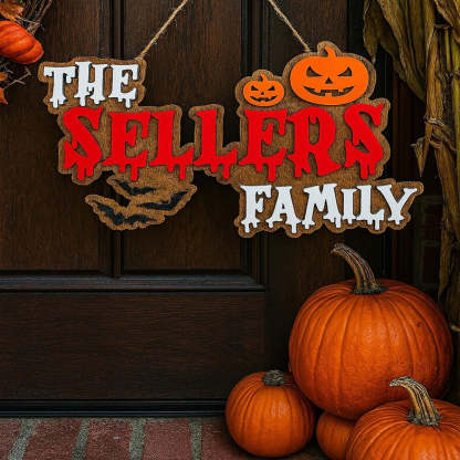 Halloween Wooden Plaque - Not Painted