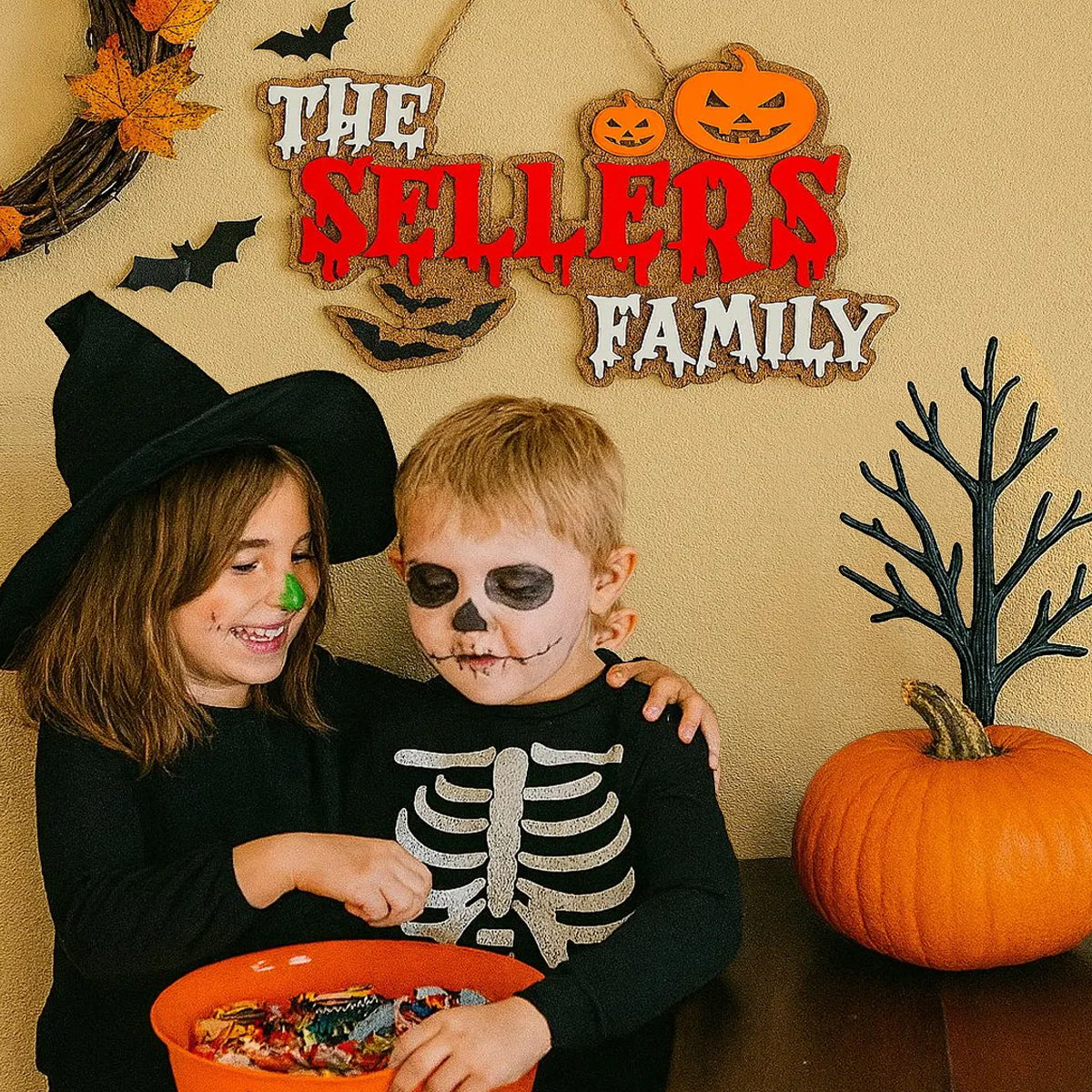 Halloween Wooden Plaque - Not Painted