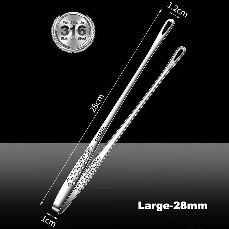 (🔥2026 New Year Sale-49% OFF) Stainless Steel Grill Tongs