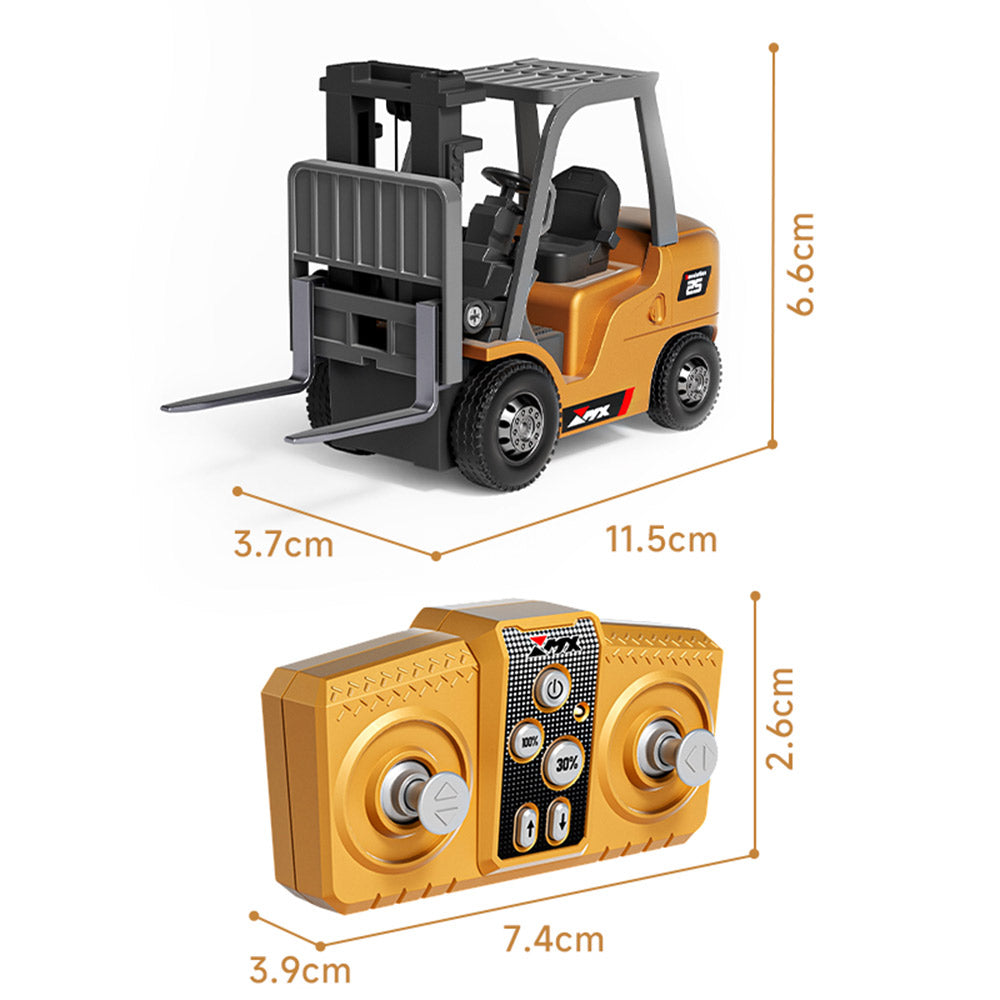 Desktop Fun 🎁 Mini Remote Control Forklift Truck Toy 