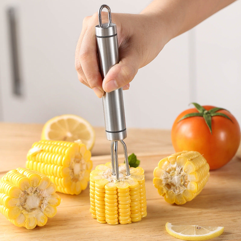 🔥34% Off🔥Long Handle Stainless Steel Corn Stripping Tool