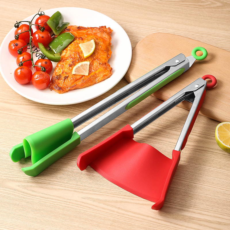 Clever Tongs 2 In 1 Kitchen Spatula🍳