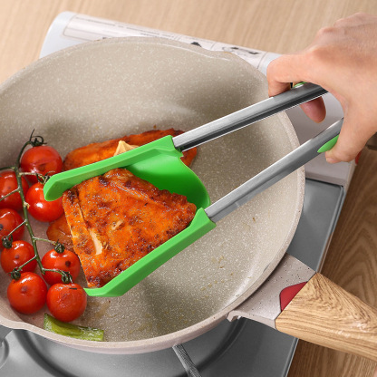 Clever Tongs 2 In 1 Kitchen Spatula🍳