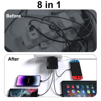 🔥🔥8 in 1 Waterproof Ports USB Fast Charger