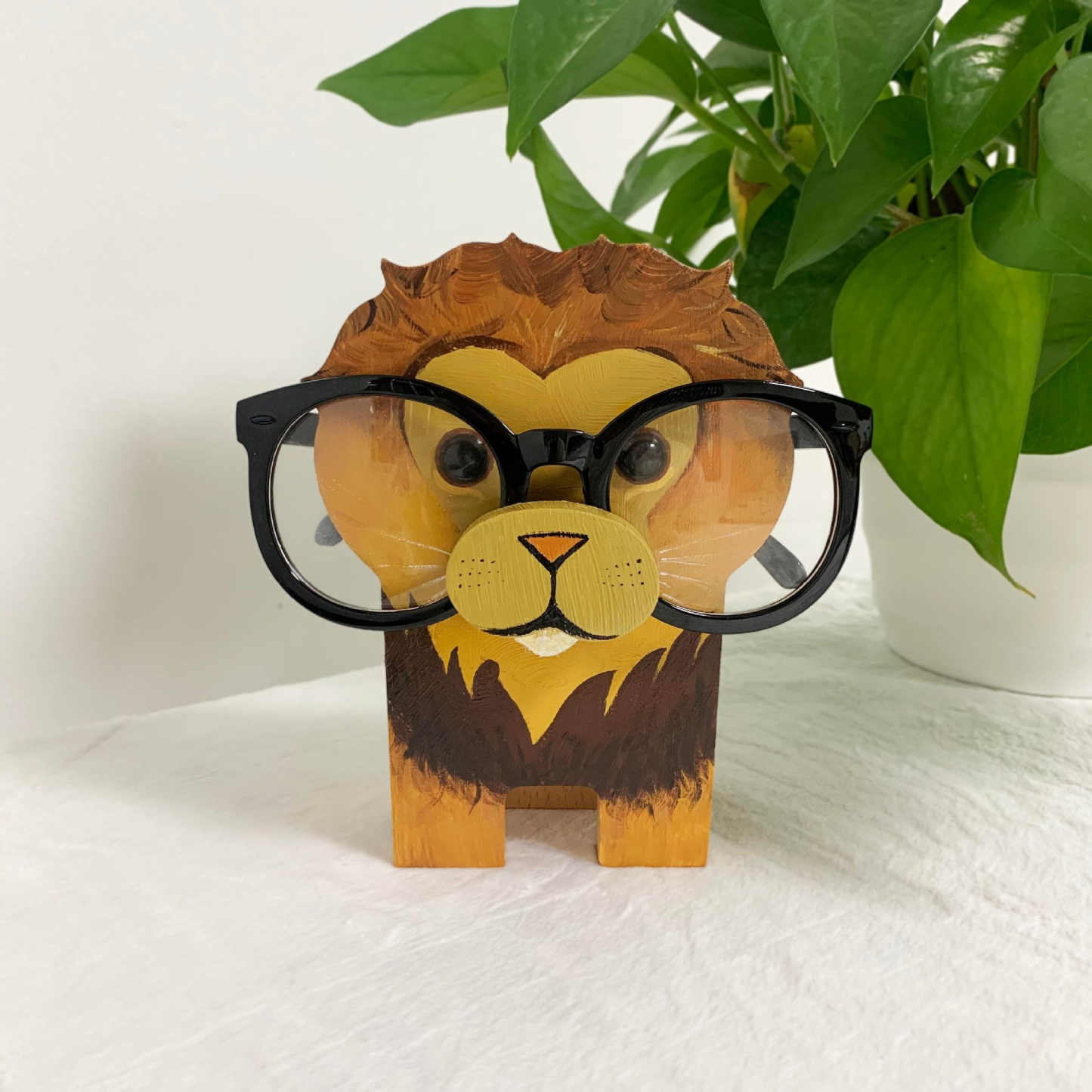 Pet glasses storage rack