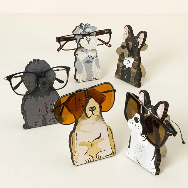 Pet glasses storage rack