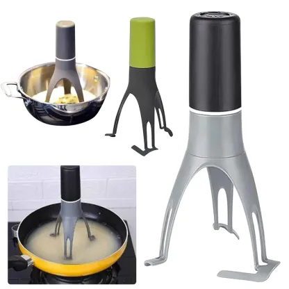 🥄 Triangle Pan Stirrer / Battery-Powered Kitchen Tool