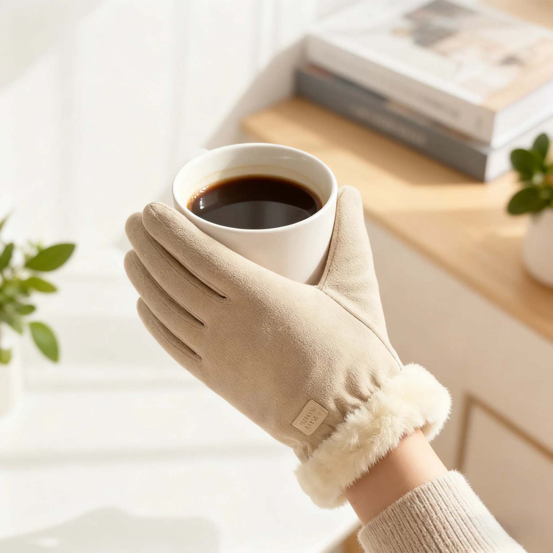 Winter Velvet Touchscreen Gloves
