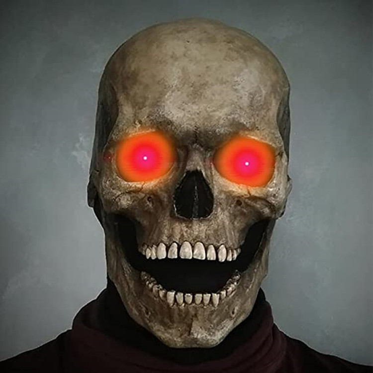 (🔥Early Halloween Promotions)Full Head Skull mask/helmet with Movable Jaw