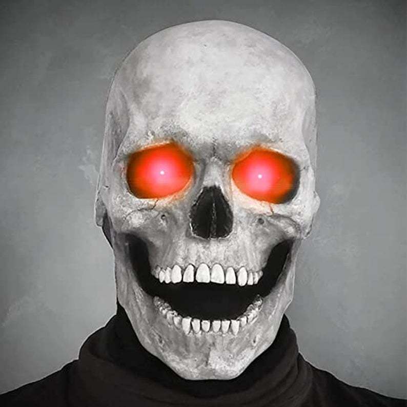 (🔥Early Halloween Promotions)Full Head Skull mask/helmet with Movable Jaw