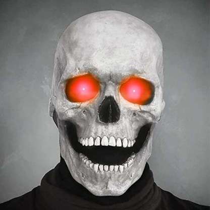 (🔥Early Halloween Promotions)Full Head Skull mask/helmet with Movable Jaw
