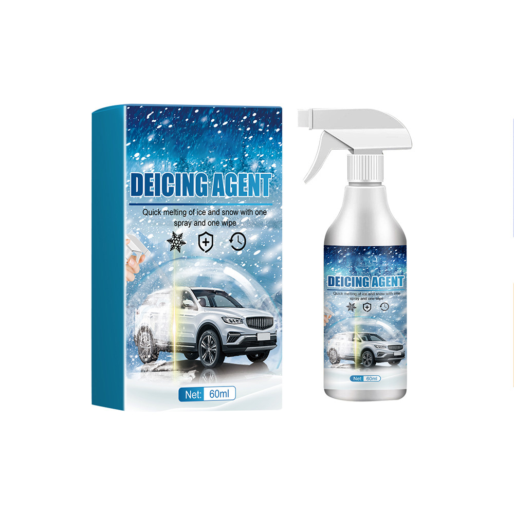 ❄Fast-Acting Car Windshield De-Icer Spray Road Anti Slip Instant Ice Snow Melter for Winter Prevents Frost Safe for Glass Wipers