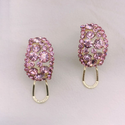 Lab-Created Diamonds Hoop Earrings🎁