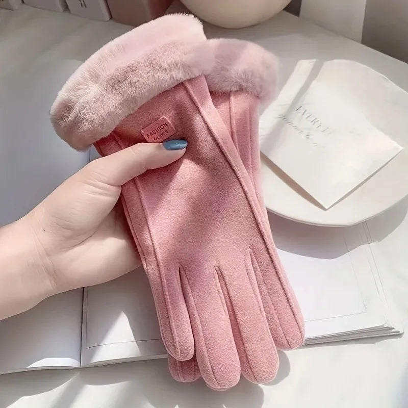 Winter Velvet Touchscreen Gloves