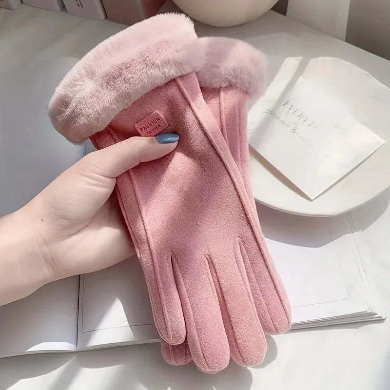 Winter Velvet Touchscreen Gloves