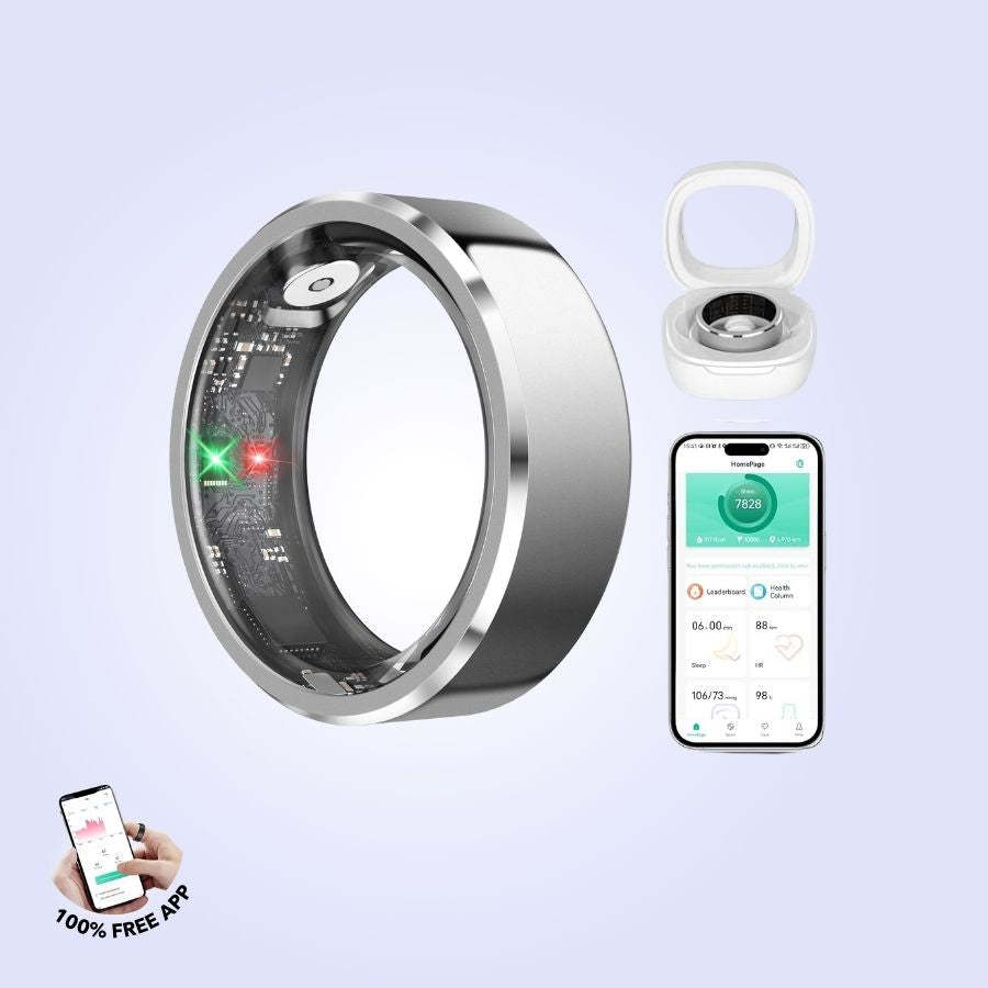 Smart Ring Fitness & Health Tracker Pro