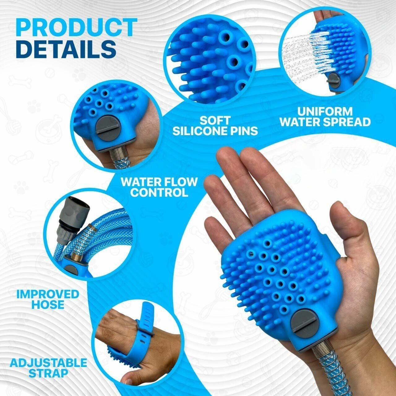 Pet dog washing artifact