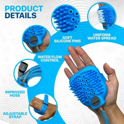 Pet dog washing artifact